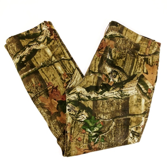 bootcut camo pants